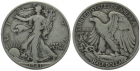 USA 1/2 Dollar 1941 o. Mzz. - Walking Liberty